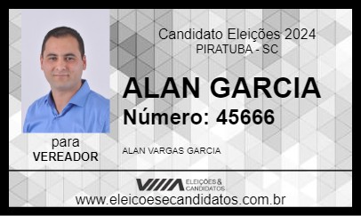 Candidato ALAN GARCIA 2024 - PIRATUBA - Eleições