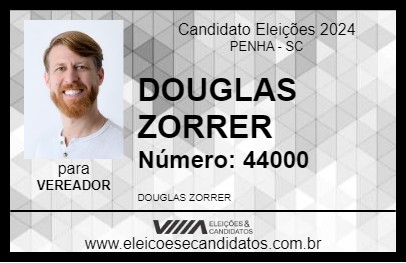 Candidato DOUGLAS ZORRER 2024 - PENHA - Eleições