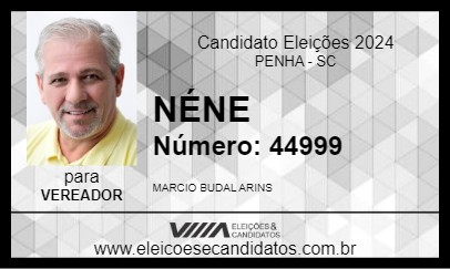 Candidato NÉNE 2024 - PENHA - Eleições