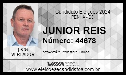 Candidato JUNIOR REIS 2024 - PENHA - Eleições