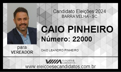 Candidato CAIO PINHEIRO 2024 - BARRA VELHA - Eleições