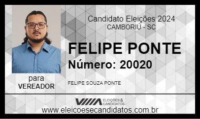 Candidato FELIPE PONTE 2024 - CAMBORIÚ - Eleições