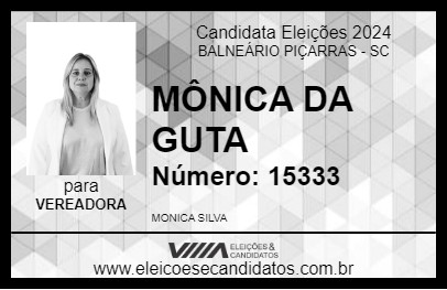 Candidato MÔNICA DA GUTA 2024 - BALNEÁRIO PIÇARRAS - Eleições