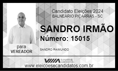 Candidato SANDRO IRMÃO 2024 - BALNEÁRIO PIÇARRAS - Eleições