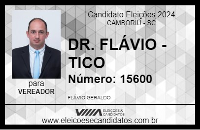 Candidato DR. FLÁVIO - TICO 2024 - CAMBORIÚ - Eleições