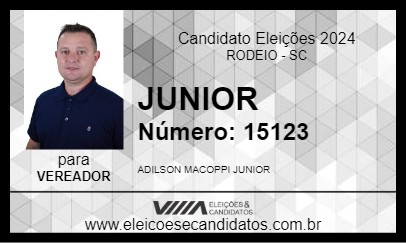 Candidato JUNIOR 2024 - RODEIO - Eleições