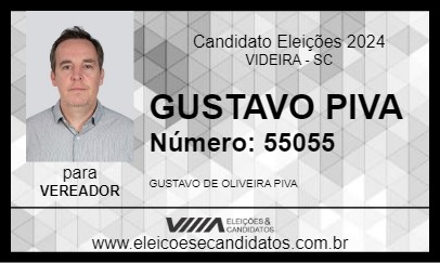 Candidato GUSTAVO PIVA 2024 - VIDEIRA - Eleições