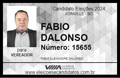 Candidato FABIO DALONSO 2024 - JOINVILLE - Eleições