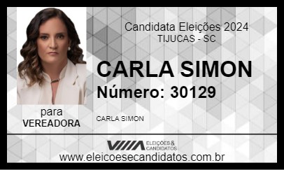 Candidato CARLA SIMON 2024 - TIJUCAS - Eleições