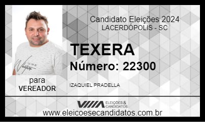 Candidato TEXERA 2024 - LACERDÓPOLIS - Eleições