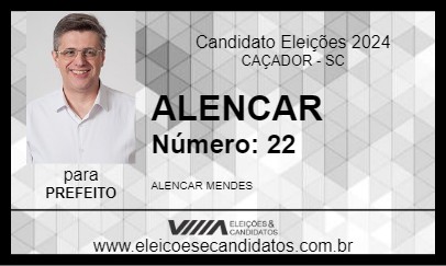 Candidato ALENCAR 2024 - CAÇADOR - Eleições