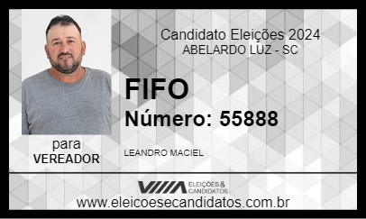 Candidato FIFO 2024 - ABELARDO LUZ - Eleições