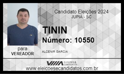 Candidato TININ 2024 - JUPIÁ - Eleições