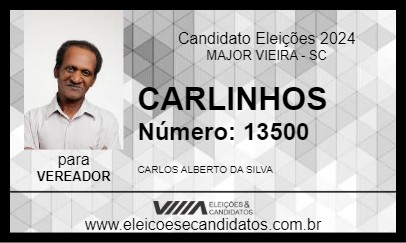 Candidato CARLINHOS 2024 - MAJOR VIEIRA - Eleições