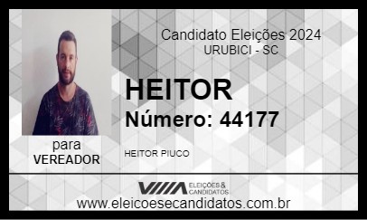 Candidato HEITOR 2024 - URUBICI - Eleições