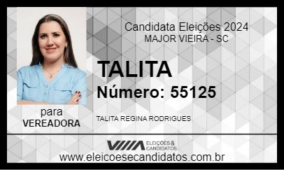 Candidato TALITA 2024 - MAJOR VIEIRA - Eleições