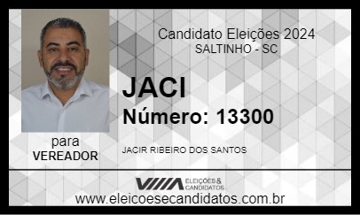 Candidato JACI 2024 - SALTINHO - Eleições