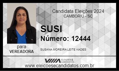 Candidato SUSI 2024 - CAMBORIÚ - Eleições