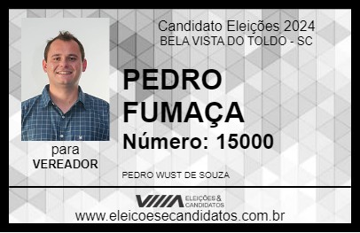 Candidato PEDRO FUMASSA 2024 - BELA VISTA DO TOLDO - Eleições