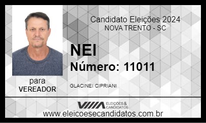 Candidato NEI 2024 - NOVA TRENTO - Eleições