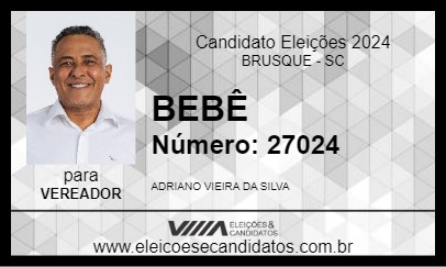 Candidato BEBÊ 2024 - BRUSQUE - Eleições