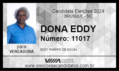 Candidato DONA EDDY 2024 - BRUSQUE - Eleições