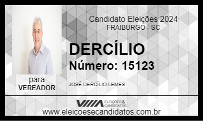 Candidato DERCÍLIO 2024 - FRAIBURGO - Eleições