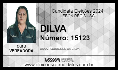 Candidato DILVA 2024 - LEBON RÉGIS - Eleições