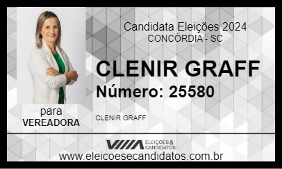 Candidato CLENIR GRAFF 2024 - CONCÓRDIA - Eleições