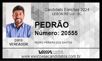 Candidato PEDRÃO 2024 - LEBON RÉGIS - Eleições