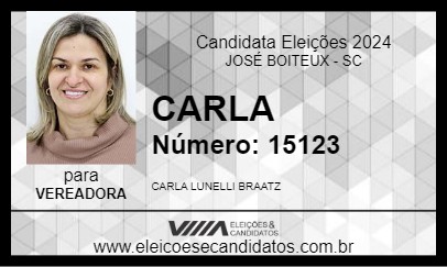 Candidato CARLA 2024 - JOSÉ BOITEUX - Eleições