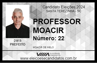 Candidato PROFESSOR MOACIR 2024 - SANTA TEREZINHA - Eleições