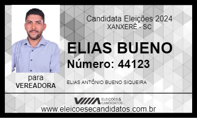 Candidato ELIAS BUENO 2024 - XANXERÊ - Eleições