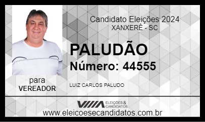 Candidato PALUDÃO 2024 - XANXERÊ - Eleições