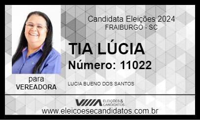 Candidato TIA LÚCIA  2024 - FRAIBURGO - Eleições