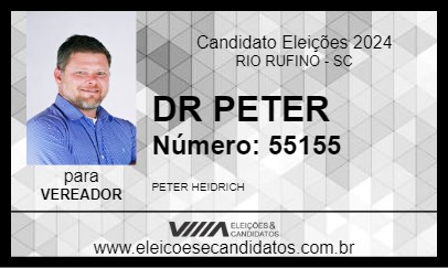 Candidato DR PETER 2024 - RIO RUFINO - Eleições