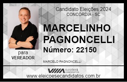 Candidato MARCELINHO PAGNONCELLI 2024 - CONCÓRDIA - Eleições