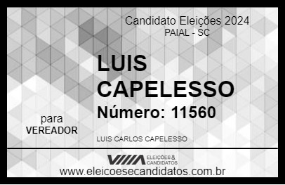 Candidato LUIS 2024 - PAIAL - Eleições