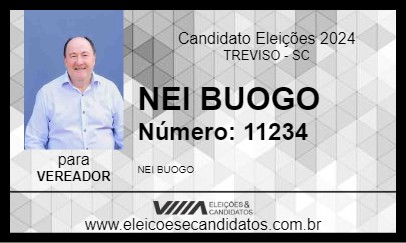 Candidato NEI BUOGO 2024 - TREVISO - Eleições