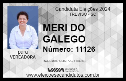 Candidato MERI DO GALEGO 2024 - TREVISO - Eleições