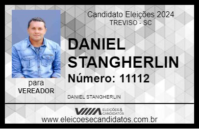 Candidato DANIEL STANGHERLIN 2024 - TREVISO - Eleições