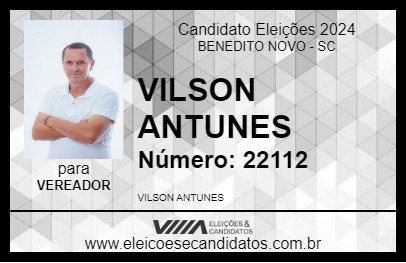 Candidato VILSON DO UBER 2024 - BENEDITO NOVO - Eleições