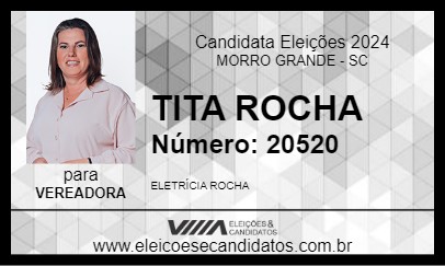 Candidato TITA ROCHA 2024 - MORRO GRANDE - Eleições