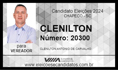 Candidato CLENILTON 2024 - CHAPECÓ - Eleições