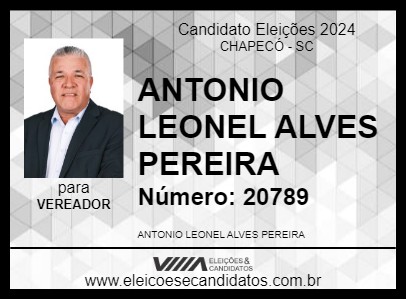 Candidato RAMBO 2024 - CHAPECÓ - Eleições