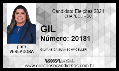 Candidato GIL 2024 - CHAPECÓ - Eleições