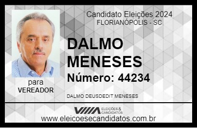 Candidato DALMO MENESES 2024 - FLORIANÓPOLIS - Eleições