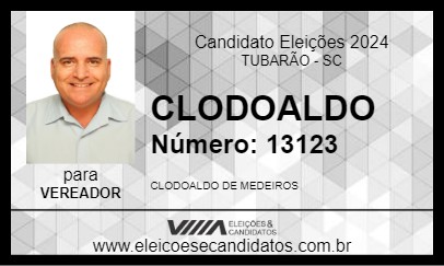 Candidato CLODOALDO 2024 - TUBARÃO - Eleições