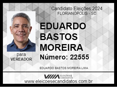 Candidato EDUARDO MOREIRA LIMA 2024 - FLORIANÓPOLIS - Eleições