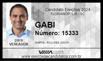 Candidato GABI 2024 - FLORIANÓPOLIS - Eleições